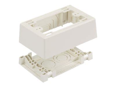 snap together electrical junction box|panduit single gang box.